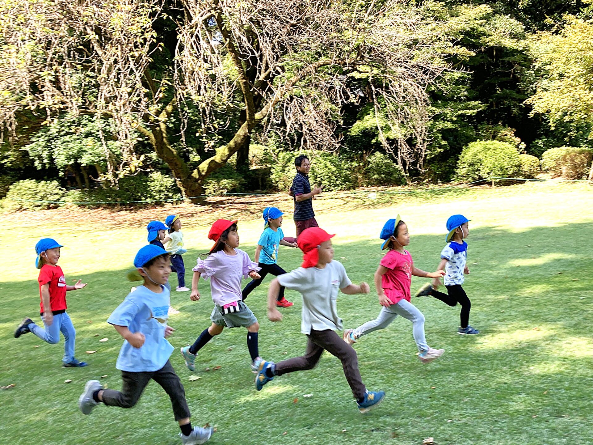 たくさん体を動かす保育